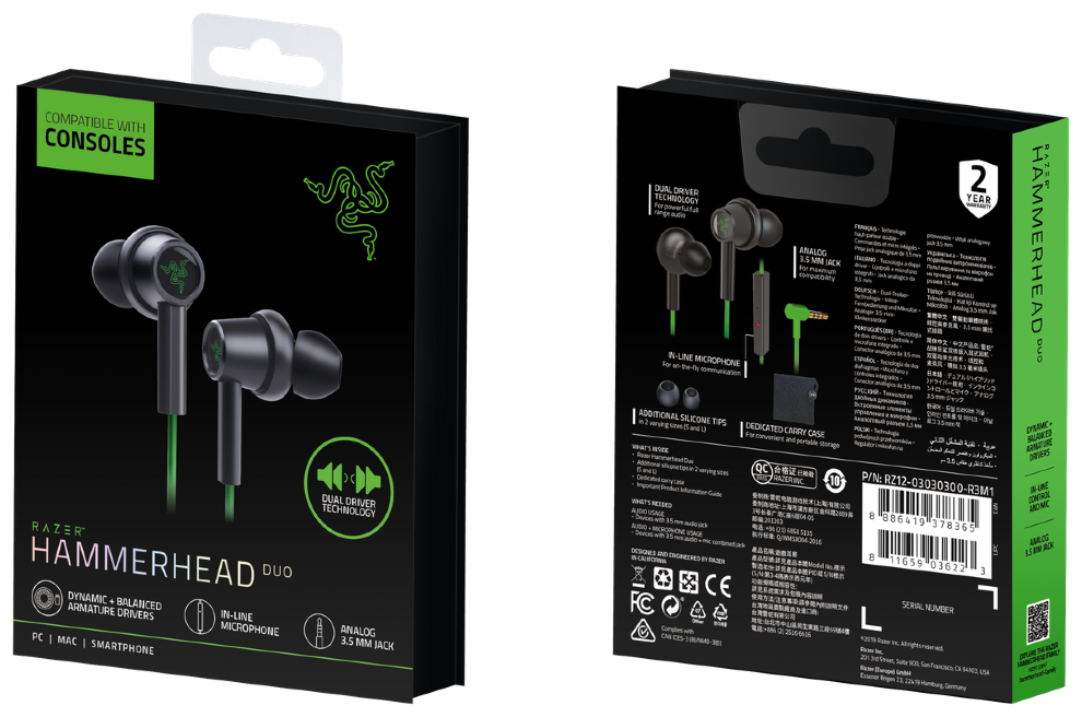 Обзор наушников razer hammerhead duo: два драйвера лучше одного | headphone-review.ru все о наушниках: обзоры, тестирование и отзывы