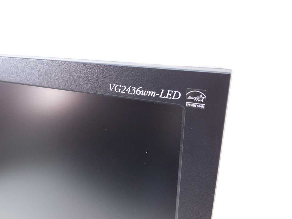 Монитор viewsonic vg2436wm-led glossy black