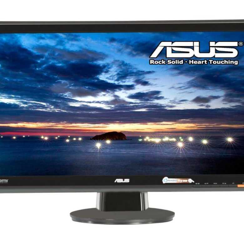 Монитор asus vh242h black
