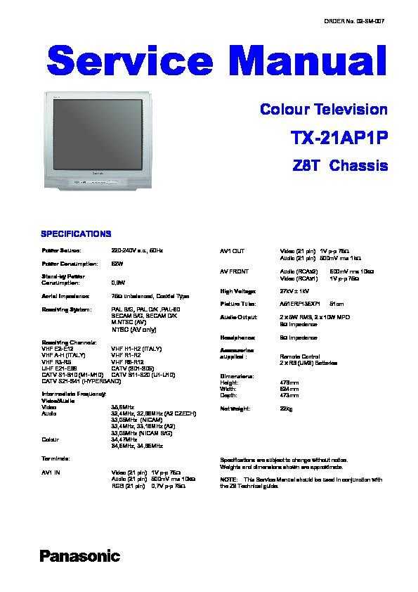 Download information of tv  for uk and ireland/ europe/ cis | download | tv | digital av | support | panasonic global