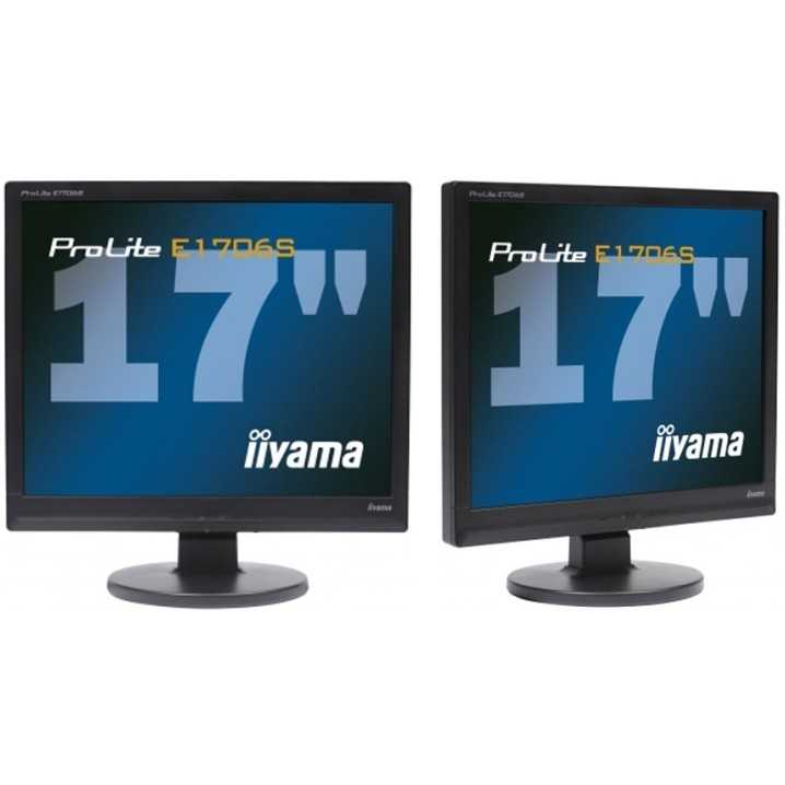Монитор Iiyama ProLite E1706S-1 - подробные характеристики обзоры видео фото Цены в интернет-магазинах где можно купить монитор Iiyama ProLite E1706S-1