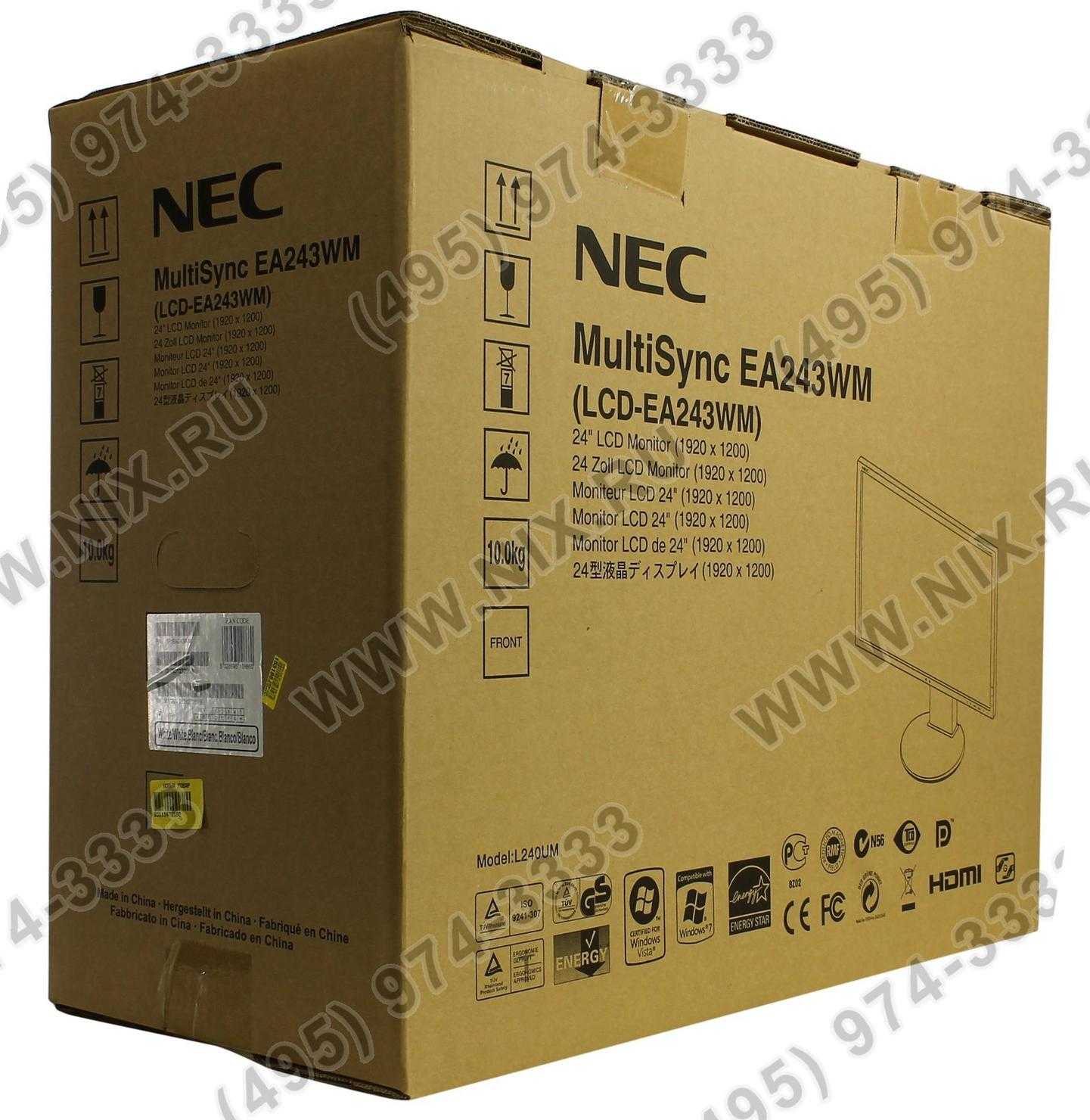 Монитор nec ea243wm