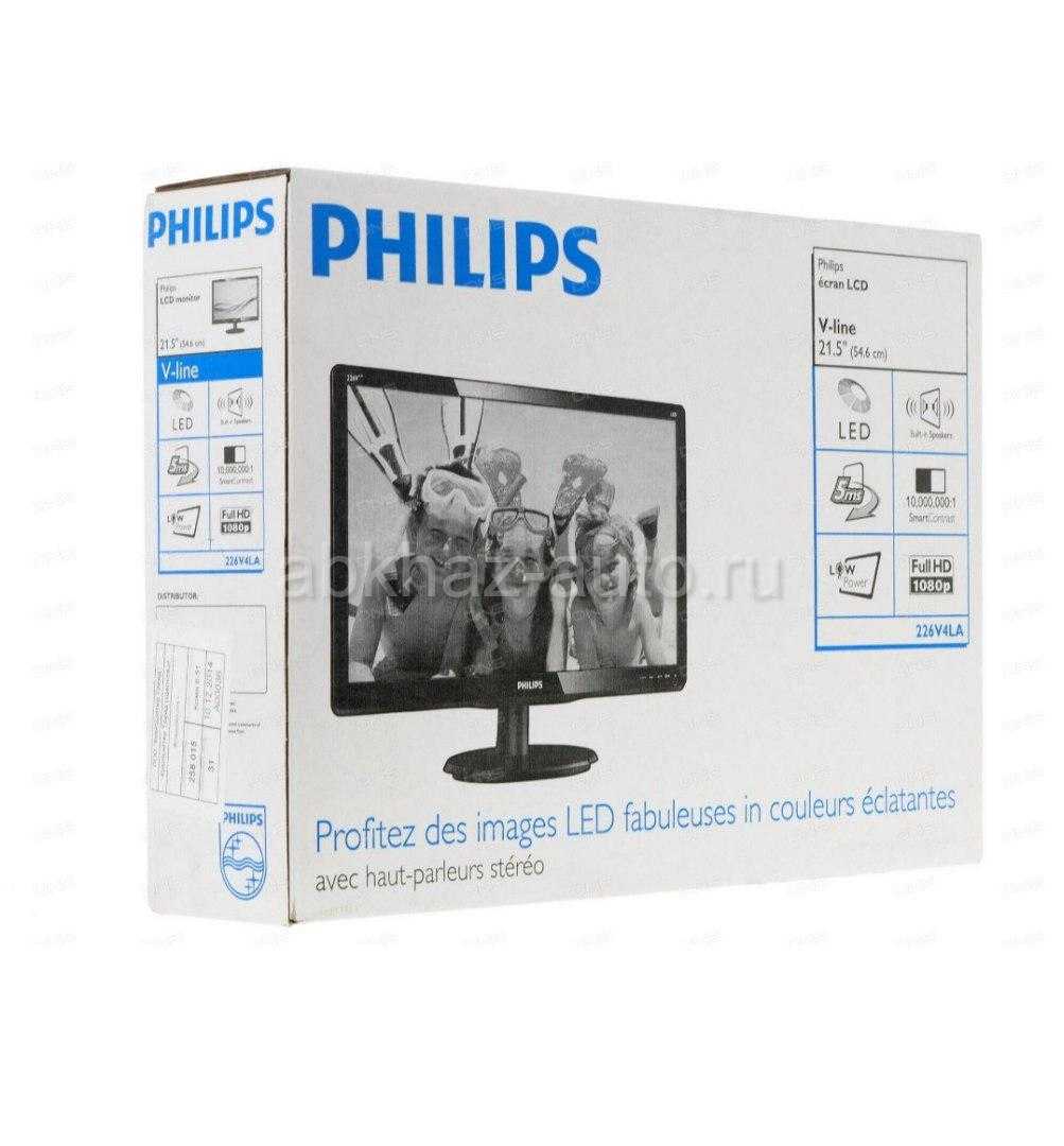 Руководство philips 226v3lab led монитор