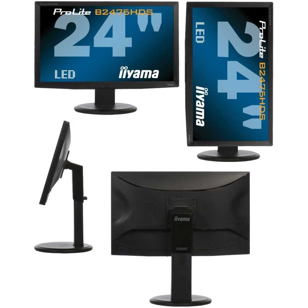 Монитор iiyama prolite e2475hds-1