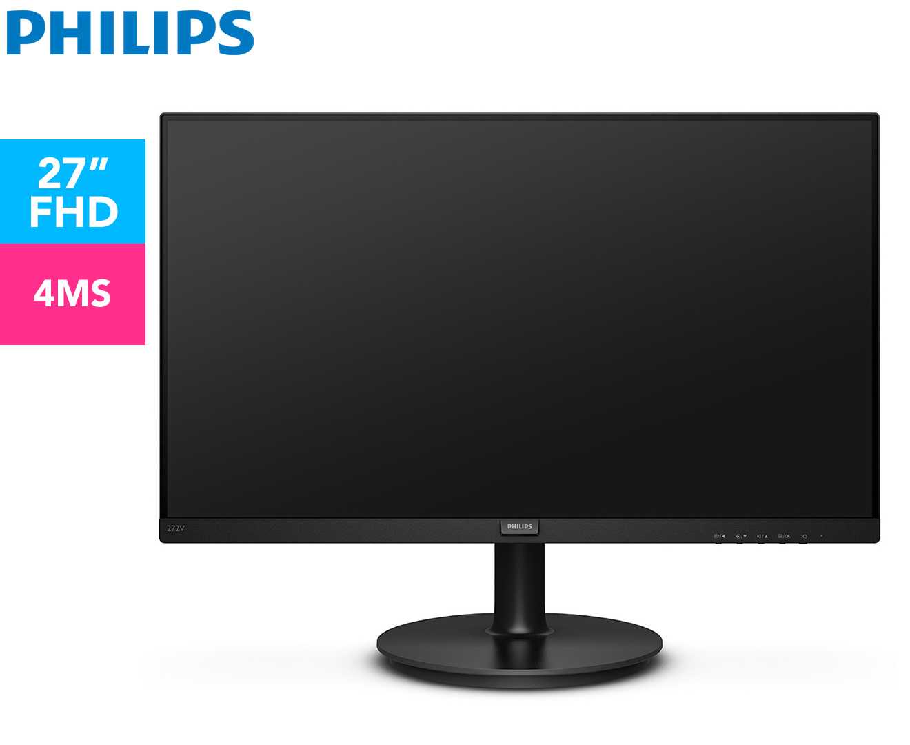 Lcd monitor with webcam, multiview 272c4qpjkab/00 | philips