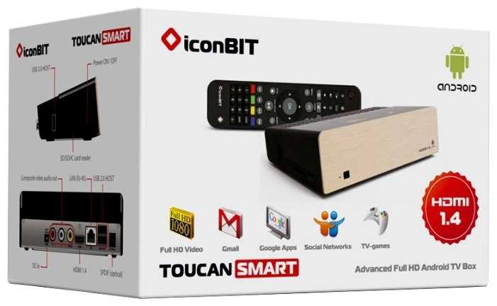 Медиацентр iconbit toucan smart 3d quad