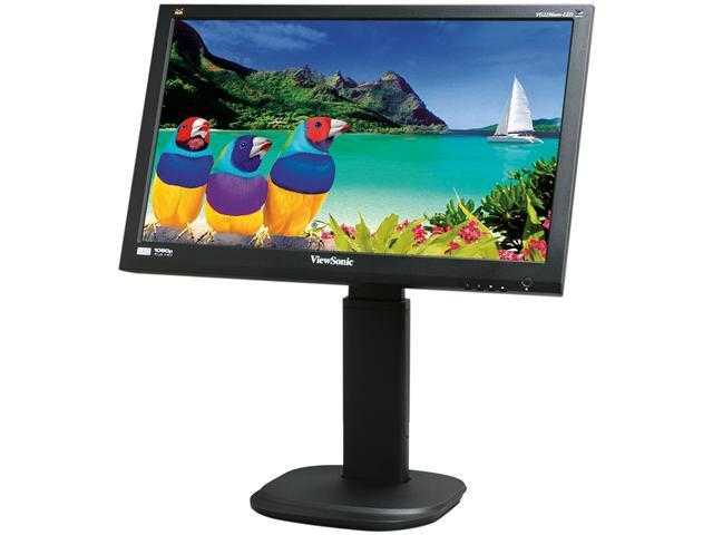 Viewsonic vg2236wm-led 22-inch (21.5-inch vis) ergonomic led backlit monitor with 1920x1080 resolution - black