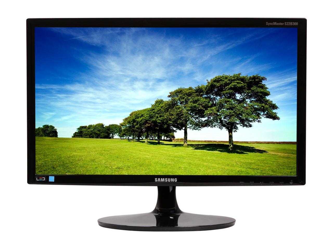 Samsung simple led 21.5” monitor with high glossy finish (s22d300ny)