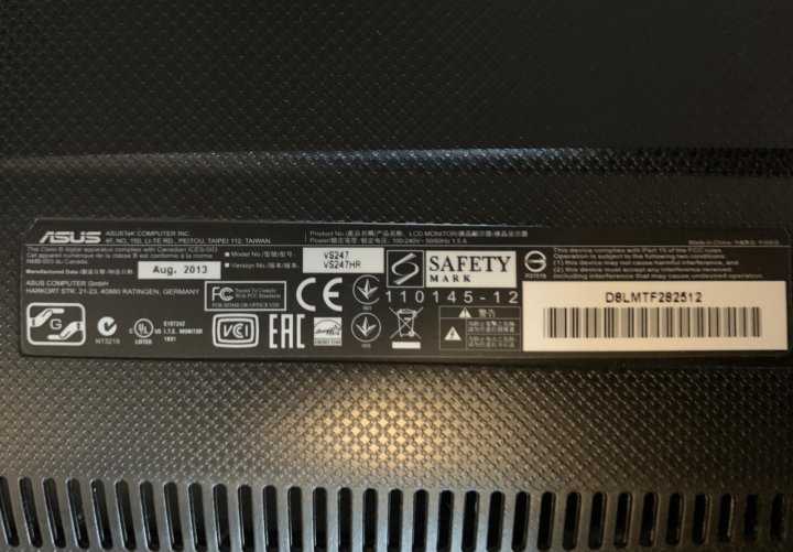 Монитор Asus VS229H - подробные характеристики обзоры видео фото Цены в интернет-магазинах где можно купить монитор Asus VS229H