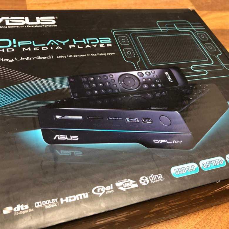 Медиаплеер asus o!play hd2 black