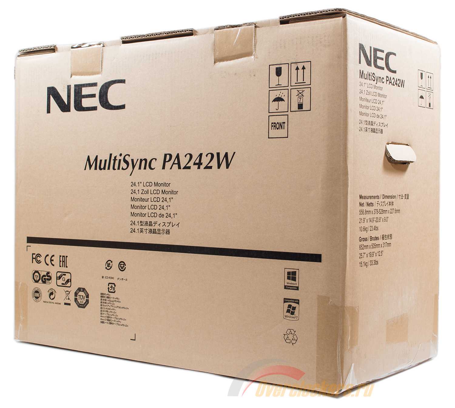 Nec multisync pa242w