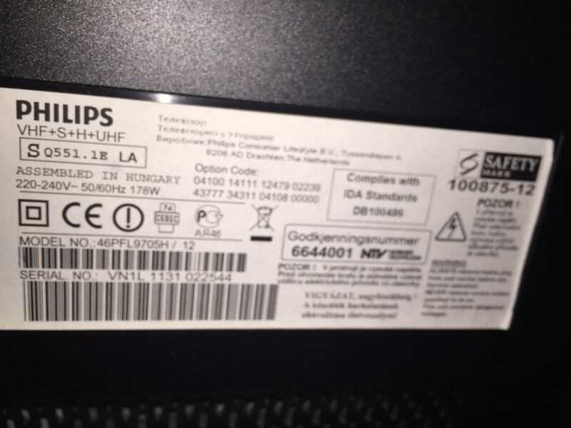 Specifications of philips 3d ultra-slim smart led tv 42pfl6188s/12