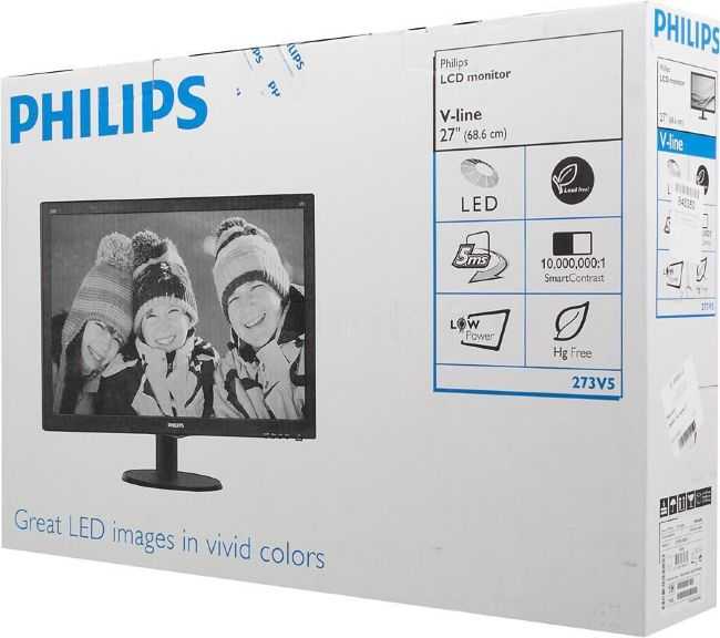 Монитор philips 273v5lsb