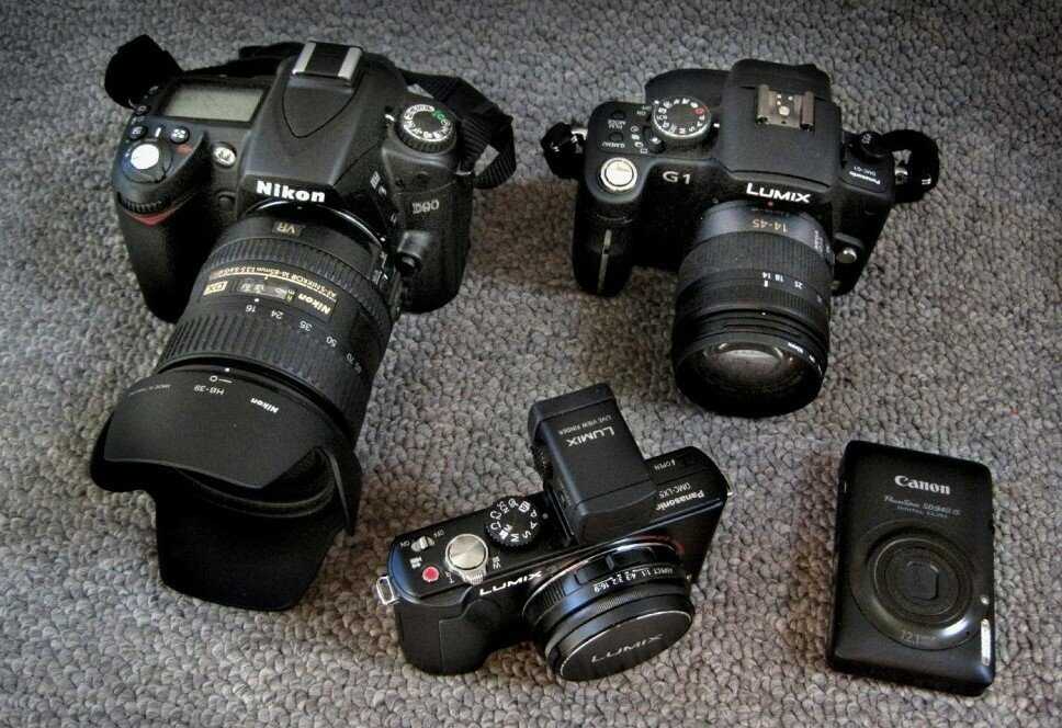 Типы цифровых фотоаппаратов