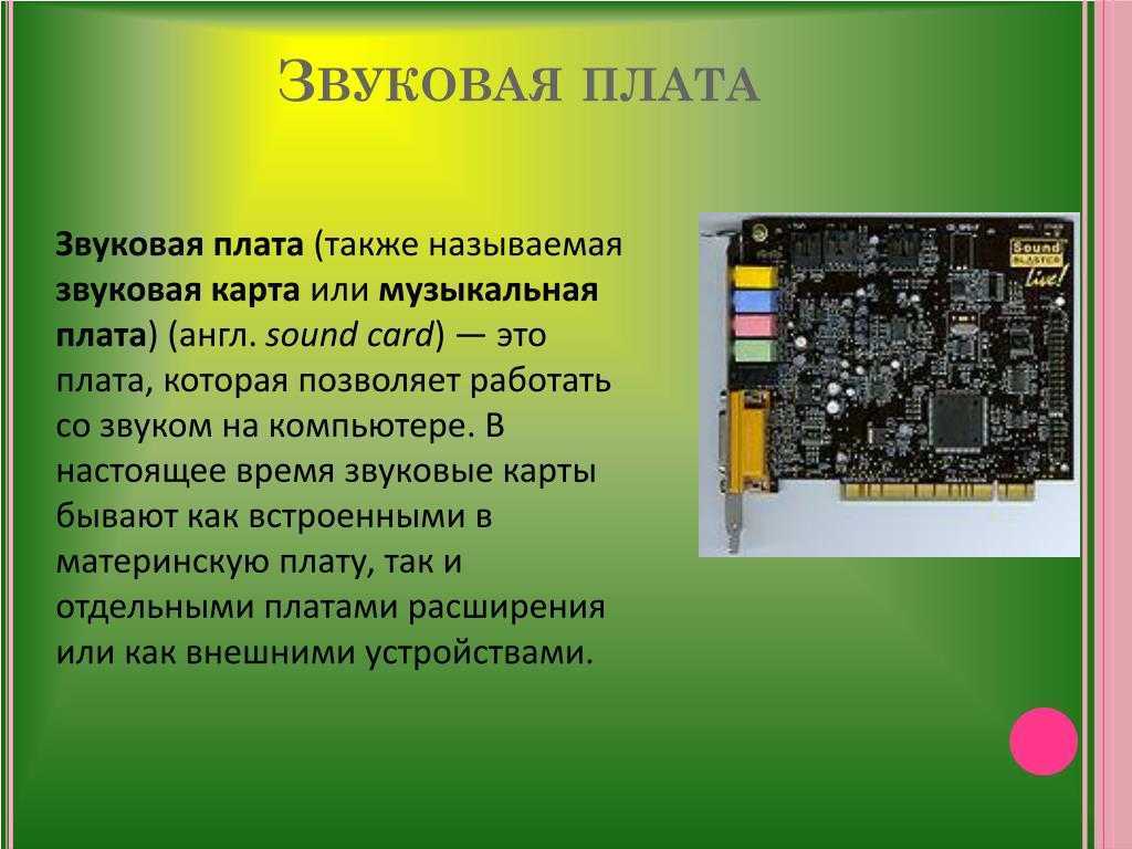 Лучшие звуковые карты