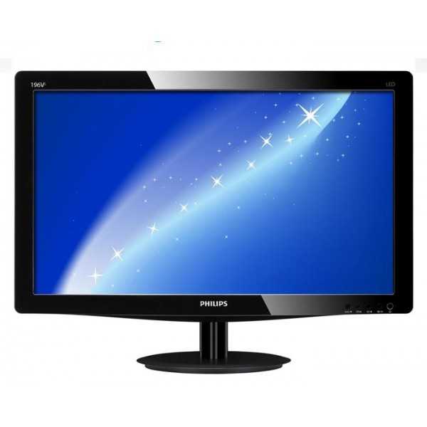 Монитор philips 196v3lab5 black