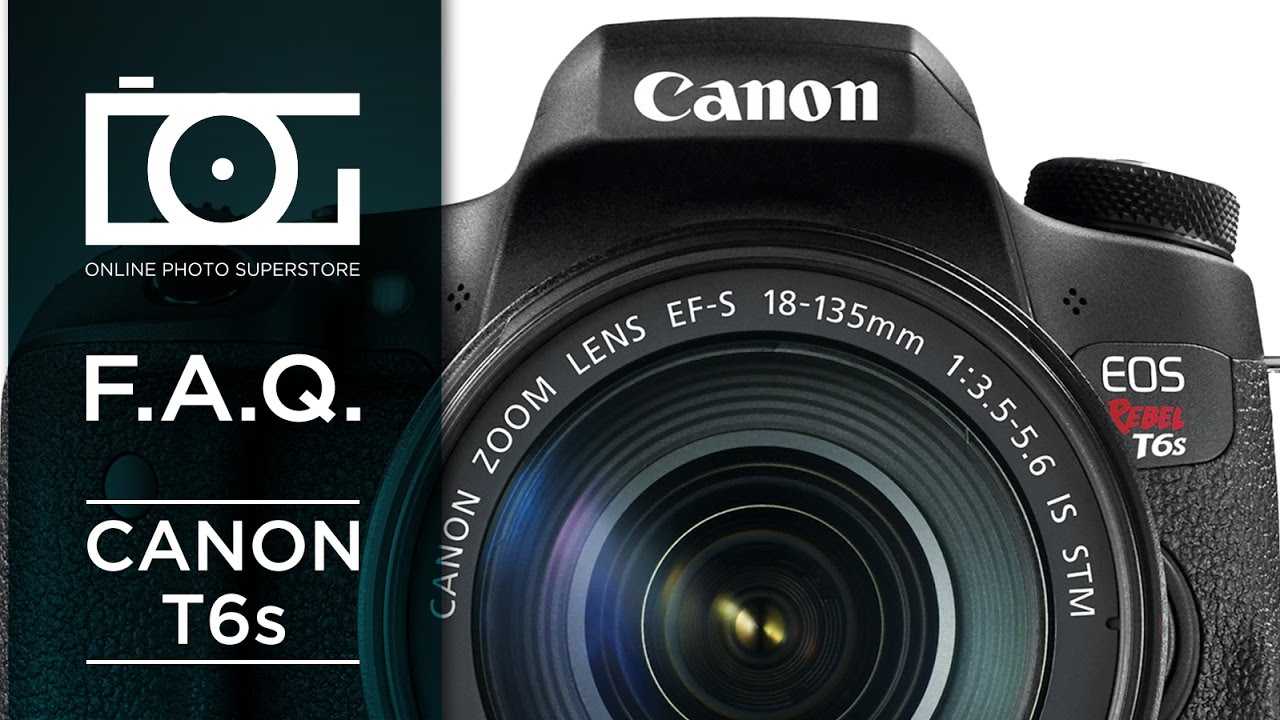 Canon eos rebel t6i digital slr with ef-s 18-55mm is stm lens - wi-fi enabled