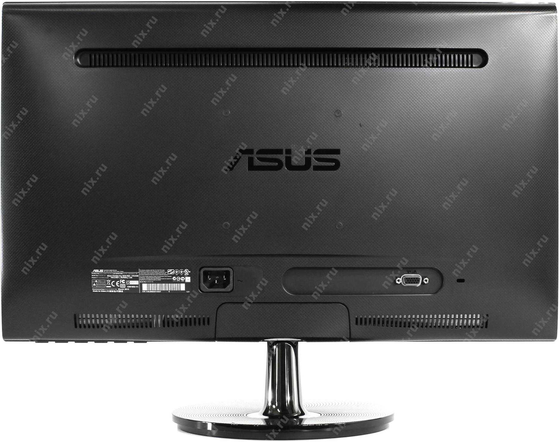 Монитор asus vs228d glossy black