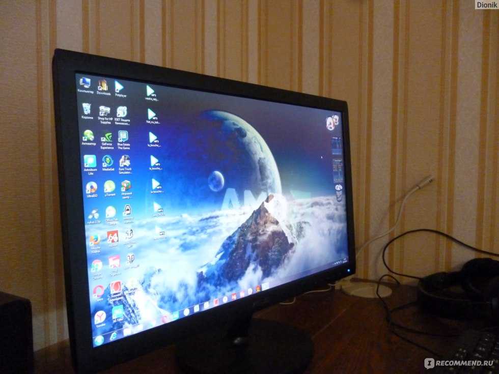 Монитор asus vs228d glossy black